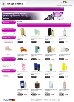 FragranceX Dropship Website