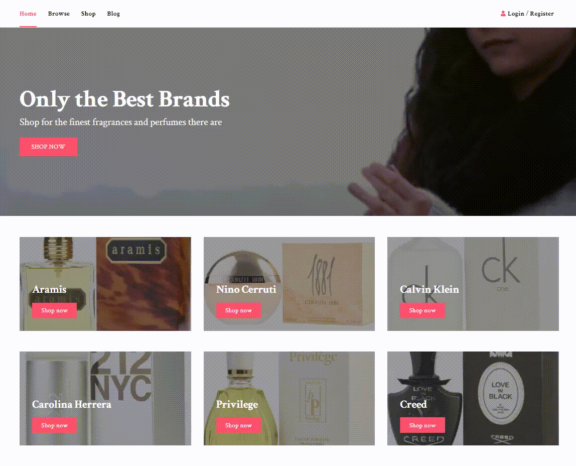 Dropship perfume store