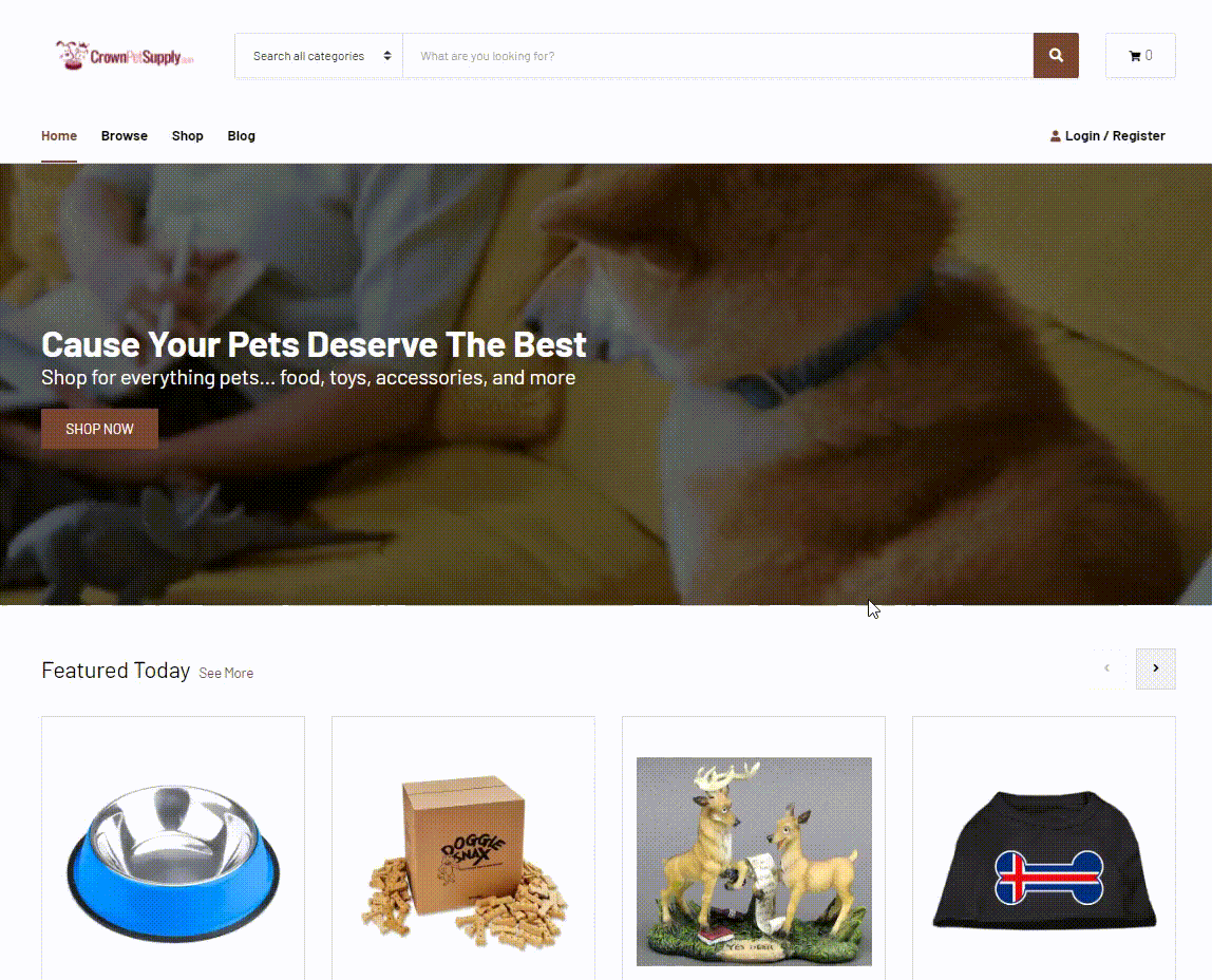 Dropship pet supplies