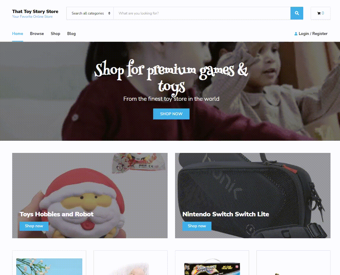 Dropship Store for Kids Toys